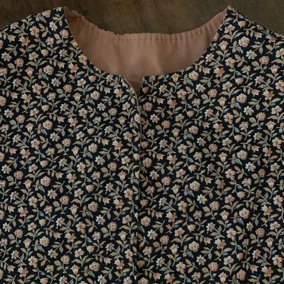 Vintage hand sewn reversible floral cottagecore vest - Picture 6 of 8